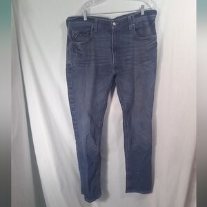 Ariat Men's Stretch Fit Rebar M5 Straight Leg Work Jeans Size 40x36
